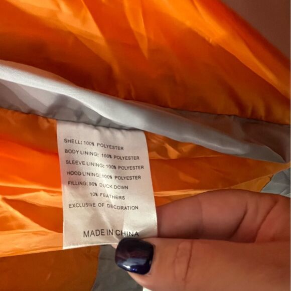 NWOT Artter Winter Down Jackets with Six Pockets sz 2xl - Picture 9 of 10